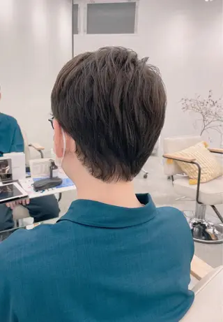 ショート メンズ 山嵜 江里奈のヘアスタイル