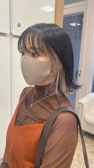 ショート カラー パーマ ヘアアレンジ 🌿レイヤー/ブリー チ/🌿‬JINのヘアスタイル