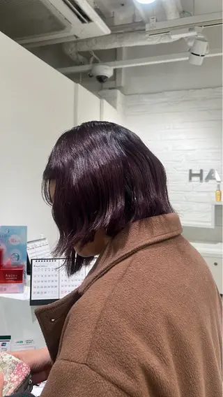 ミディアム カラー 艶髪【カラー支持率 No.1】リノ🪐のヘアスタイル