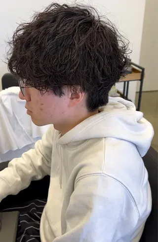 ショート パーマ メンズ メンズ特化美容師 井上大輔のヘアスタイル