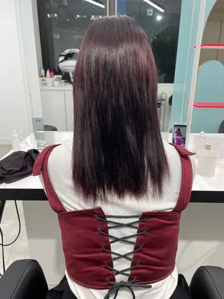 セミロング カラー 履歴修正屋さん／ ブロンド／ホワイトのヘアスタイル