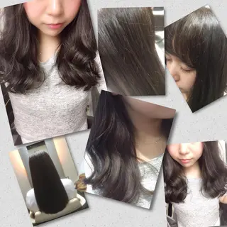 ロング カラー 今井 三智也のヘアスタイル