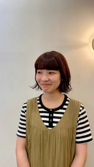 ミディアム カラー 透明感カラー 🦙なりたりみのヘアスタイル