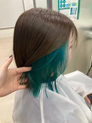ミディアム カラー 🫧ダメージレス🫧 松下のヘアスタイル