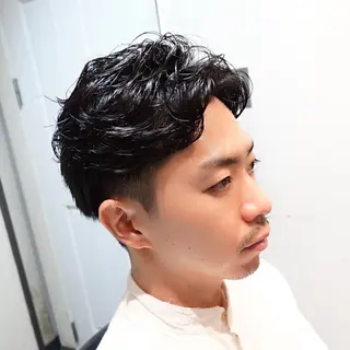 ショート パーマ メンズ ヨリソイhair salon所属・浦添メンズ 経験20年／のヘアスタイル