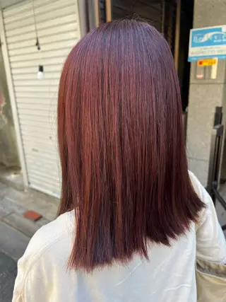 ミディアム カラー 堀井 凌平のヘアスタイル
