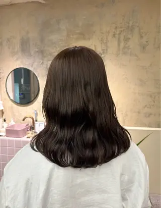 ミディアム カラー pazu🪡 ブリーチモデル募集のヘアスタイル