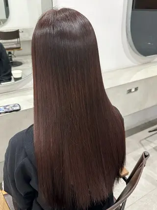 ロング カラー シガ ミクトのヘアスタイル