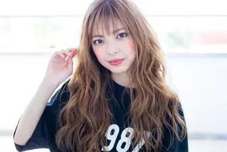 ロング カラー 小野 和摩のヘアスタイル