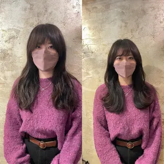 ロング セキネ シュウヘイのヘアスタイル
