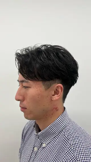 ショート パーマ メンズ 🏆メンズヘア特化 🥇代表りんぺーのヘアスタイル