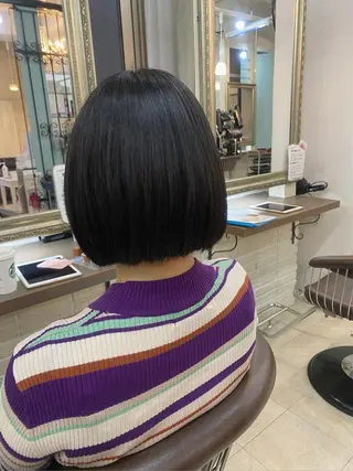 ショート カラー パーマ kame|レイヤー / 似合わせ顔周りのヘアスタイル