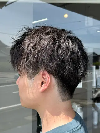 メンズ arika オケシ　リョウダイのヘアスタイル