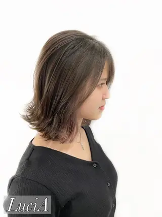 ロング カラー ヘアアレンジ LuciA/エクステ カラーのヘアスタイル