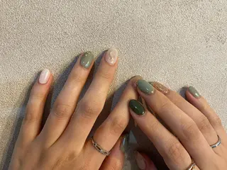 カラー ネイル scre as Etelのネイルデザイン