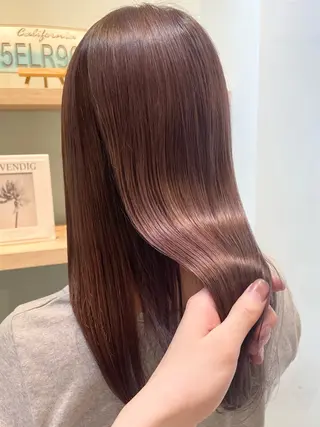 セミロング カラー 佐藤 魁人のヘアスタイル