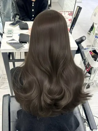 ロング カラー 透明感カラー 古山 結季🌙🖤のヘアスタイル