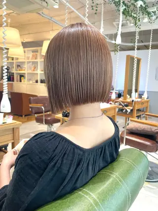 ショート カラー くがれいじ 梅田/ショート/ボブのヘアスタイル