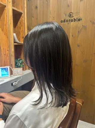 ミディアム adorable 樋口円のヘアスタイル