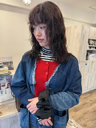 セミロング カラー m ā l o.🌷 サカモトマイコのヘアスタイル