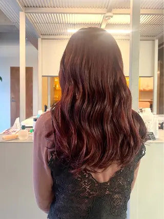 ロング カラー 💙OUD 仲本七星💙のヘアスタイル