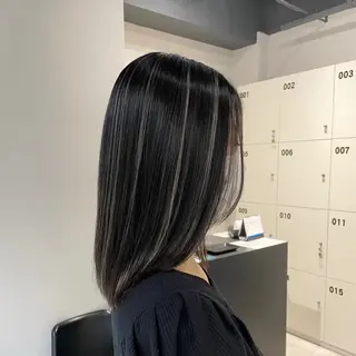 セミロング カラー 新宿/透明感カラー/ 髪質改善/桜良のヘアスタイル