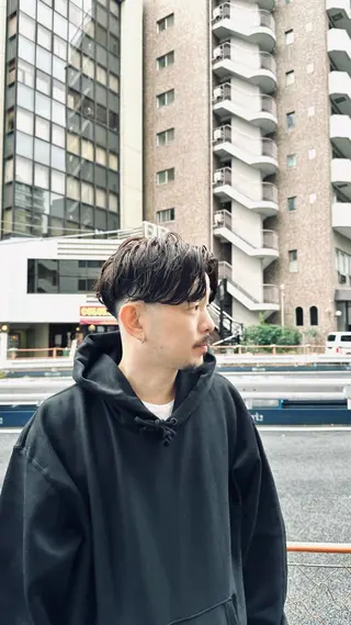 ショート パーマ メンズ 💈メンズパーマ💈 ナカザワ リョウのヘアスタイル