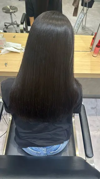 ロング 癖毛改善縮毛矯正 /中山なかやまのヘアスタイル