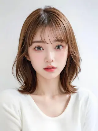 ショート カラー 岡本葵子カットモデル ┊束感マツエクのマツエク・マツパデザイン