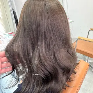 セミロング カラー ヘアアレンジ ブリーチなしカラー /新百合ヶ丘/安形翔のヘアスタイル