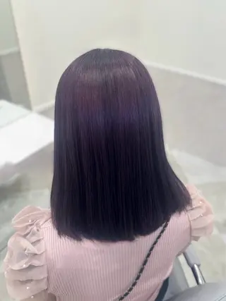 ミディアム カラー 🎀ちゃんりお🎀 /ブリーチなしカラーのヘアスタイル