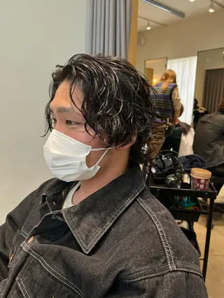 パーマ メンズ 自信が持てるお目元に 🪽✨moemiのマツエク・マツパデザイン