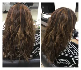 ロング カラー ヘアアレンジ 烏山 達也のヘアスタイル