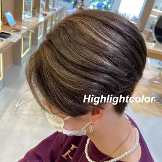 カラー メンズ プルエクステ/インナ ーカラー🦊はるなのヘアスタイル
