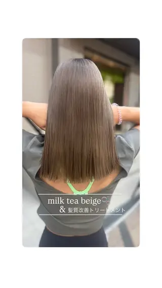 セミロング ANGELICA 《𝕤𝕒𝕜𝕚》のヘアスタイル