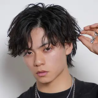 パーマ メンズ 毛流れ/シャドウ 🇰🇷AYATOのヘアスタイル
