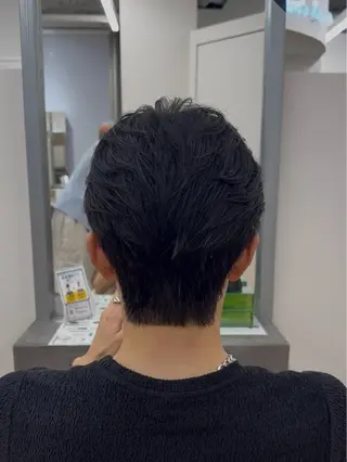 ショート パーマ メンズ タクミ/名駅/栄 メンズ特化型美容師のヘアスタイル