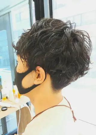 ショート パーマ 大橋 弘一のヘアスタイル