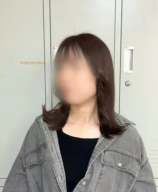 🎀韓国レイヤー/ 🫧暖色/暗髪カラーのヘアスタイル