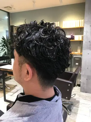 ショート カラー パーマ ヘアアレンジ メンズ キッズ ネイル マツエク・マツパ EnBlesS西宮 マンツーマン神道有基のヘアスタイル