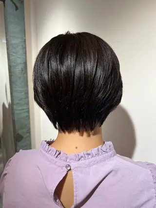 ショート レイヤー/似合わせ カット横川夕華🫧のヘアスタイル