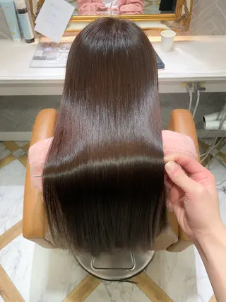 ロング 美髪縮毛矯正🩶 髪質改善/Shinaのヘアスタイル