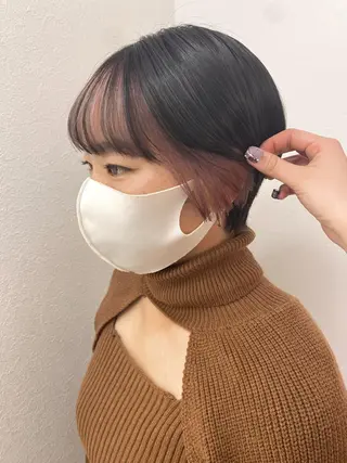 カラー 中村 彩夏のヘアスタイル