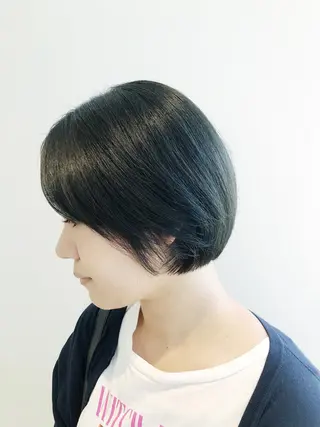 ショート カラー 髪質改善/顔まわり 石原のヘアスタイル