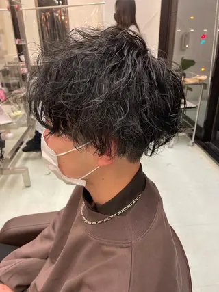 パーマ メンズ 川上 紗也加のヘアスタイル