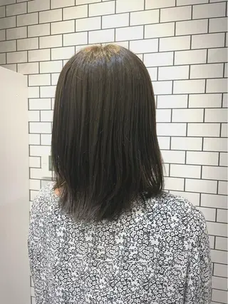 セミロング カラー ✨ハイトーン✨ダブル カラー✨シバサキのヘアスタイル