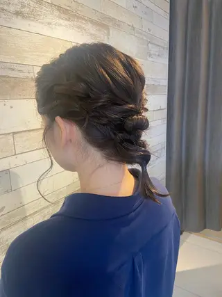 ミディアム ヘアアレンジ ボブカット/アレンジ /さきのヘアスタイル