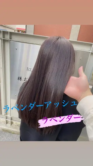 ロング 藤田 遼のヘアスタイル