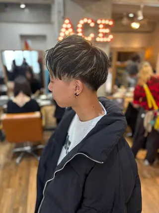 ショート メンズ 横浜美容室／暖色系 michika🌹のヘアスタイル