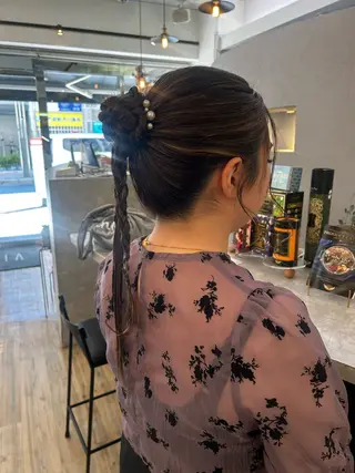 ヘアアレンジ ブリーチ／ヘアセット 🪞🌙minamiのヘアスタイル